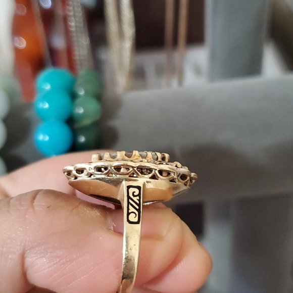 3carat antique diamond ring - Picture 5 of 7